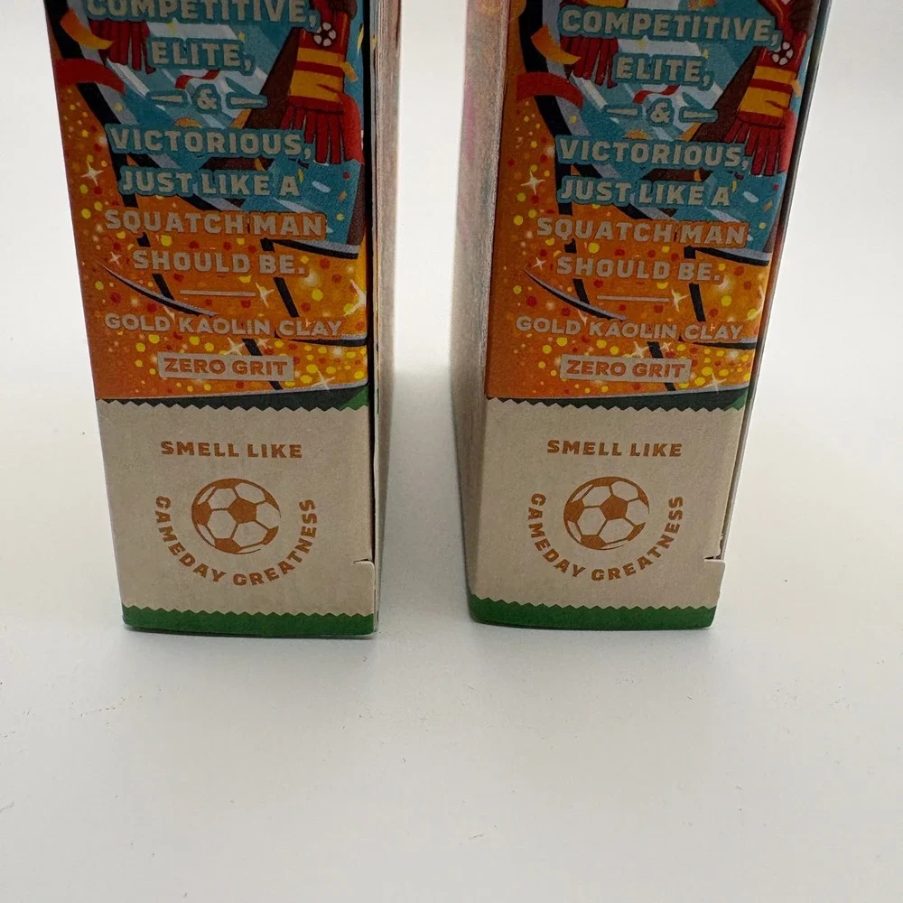 Dr‎ Squatch Golden Glory Soap 2 Pack Limited Edition FIFA World Cup 5oz Bar New